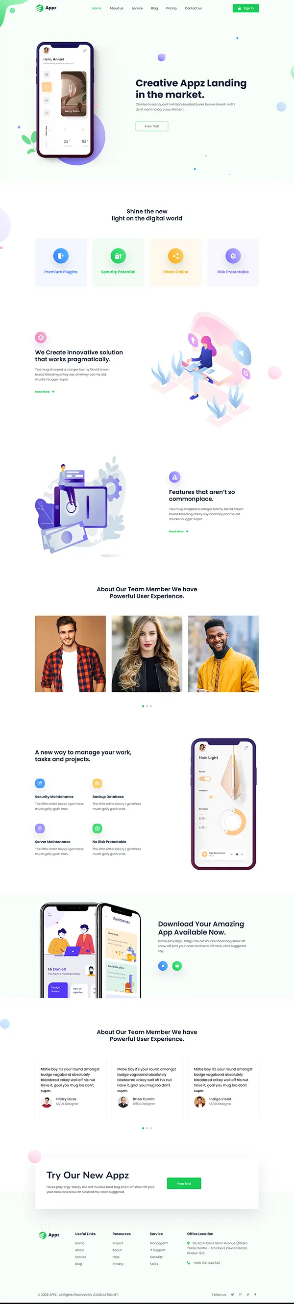 Appz - Joomla 6 Mobile App landing Template